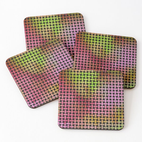 Item preview, Pink and Green Wooden Weave Pattern designed and sold by MarkUK97.