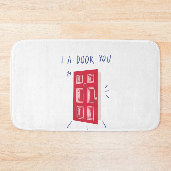Item preview, I A-Door You - Witty Valentines Love Puns designed and sold by ItsNikkiArts.
