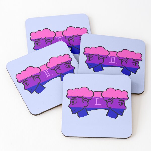 Item preview, Gemini Bisexual Pride (Version 6) designed and sold by TomeOfCartoons.
