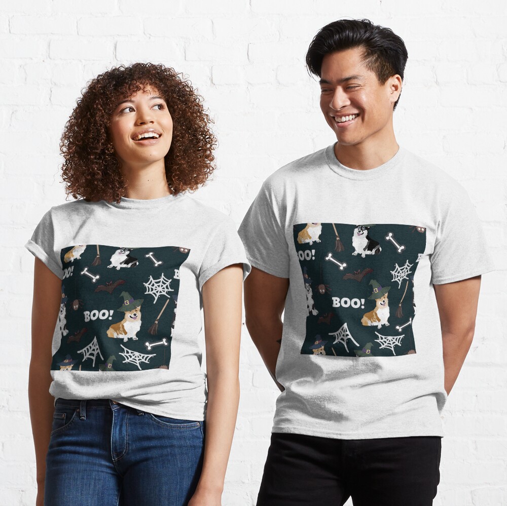 Corgis Celebrate Halloween - BOOOOO Classic T-Shirt