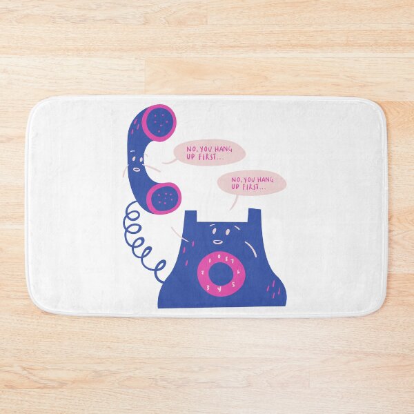 Item preview, No, You Hang Up First - Witty Valentines Love Puns designed and sold by ItsNikkiArts.