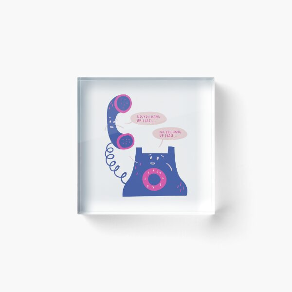 Item preview, No, You Hang Up First - Witty Valentines Love Puns designed and sold by ItsNikkiArts.