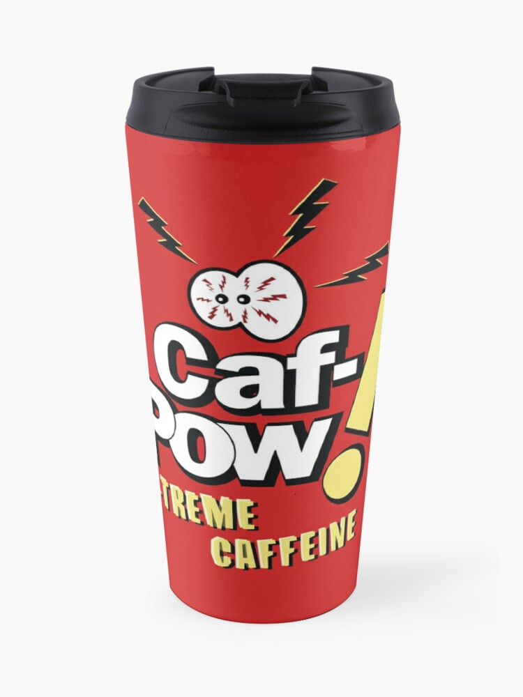 Caf Pow X Treme Caffeine Variant Travel Mug By Purakushi Redbubble