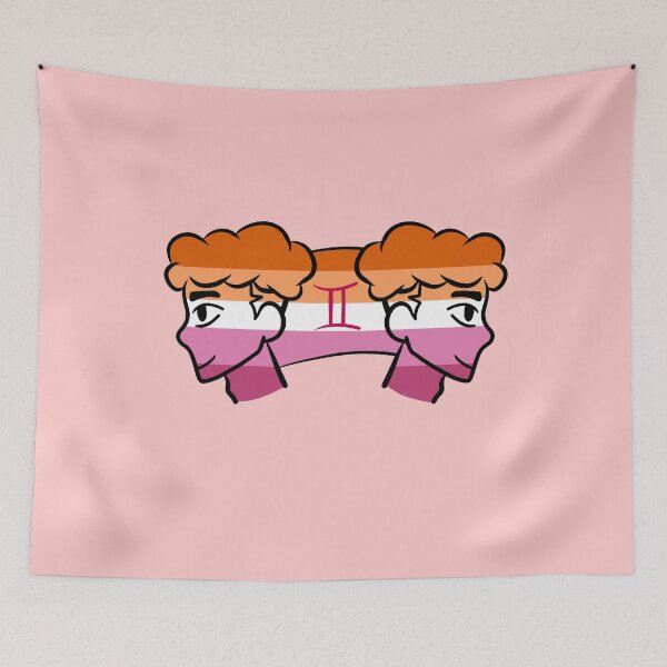 Item preview, Gemini Lesbian Pride (Version 6) designed and sold by TomeOfCartoons.