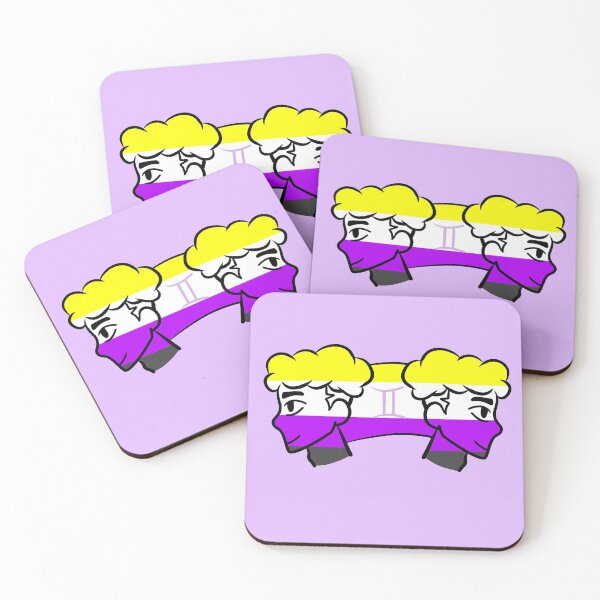 Item preview, Gemini Non-Binary Pride (Version 6) designed and sold by TomeOfCartoons.