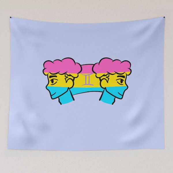 Item preview, Gemini Pansexual Pride (Version 6) designed and sold by TomeOfCartoons.