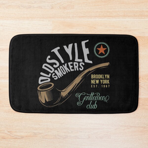 Item preview, Old Style Smokers Gentlemen Club Brooklyn 1967 Hipster Vintage Illustration designed and sold by MemphisCenter.
