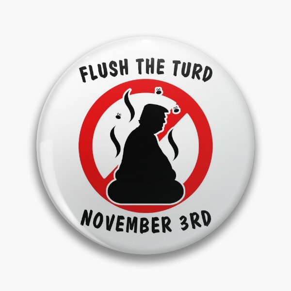 Item preview, Flush the Turd November Third Stop Trump designed and sold by electrovista.