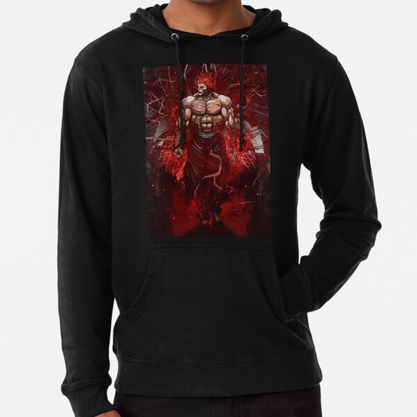 Baki El rey Yujiro Hanma Sudadera ligera con capucha