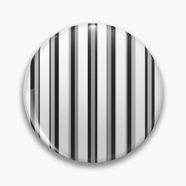 Item preview, THIN BLACK WHITE AND GREY- GRAY STRIPES  designed and sold by ozcushionstoo.