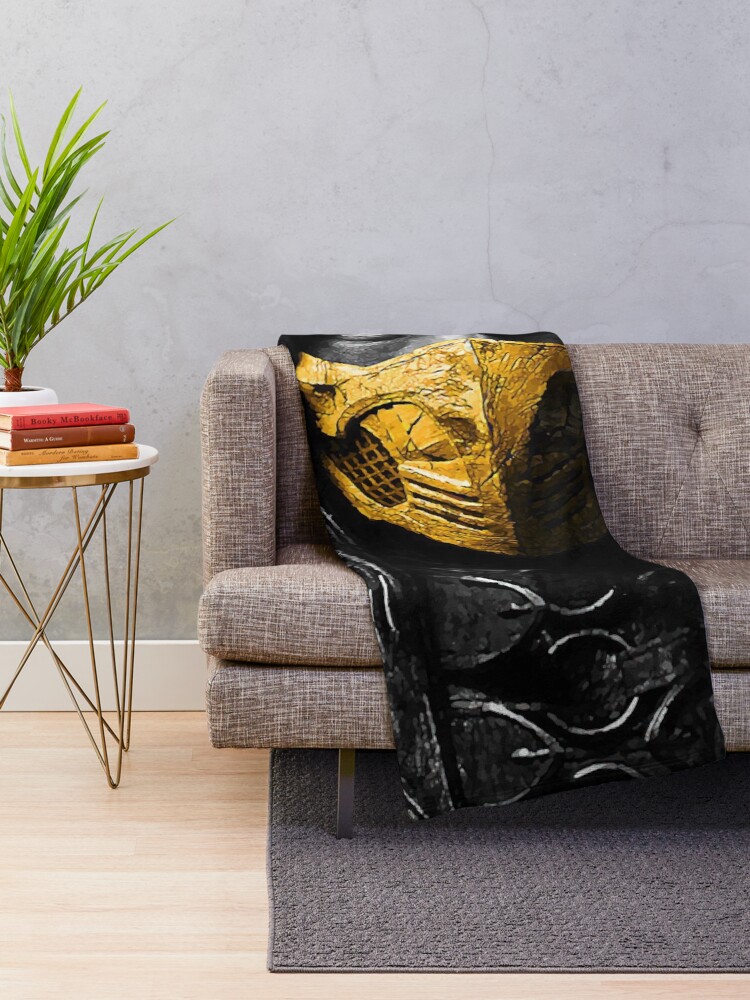 Alternate view of Mortal Kombat X Scorpion Throw Blanket