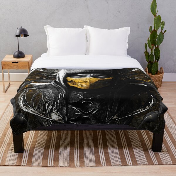 Mortal Kombat X Scorpion Throw Blanket