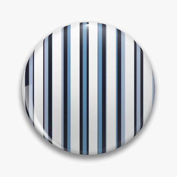 Item preview, THIN BLUE WHITE AND GREY- GRAY STRIPES  designed and sold by ozcushionstoo.