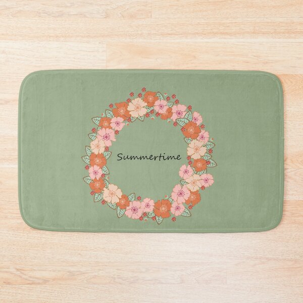Item preview, Sumertime dog roses flower wreath illustration designed and sold by rysunki-malunki.
