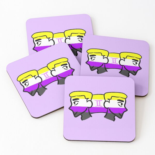 Item preview, Gemini Non-Binary Pride (Version 7) designed and sold by TomeOfCartoons.