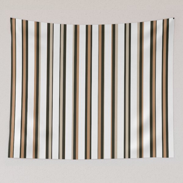 Aperçu de l'œuvre  MOTIF RAYÉ TAUPE BRUN FIN ET BLANC RAYÉ PAR OZCUSHIONSTOO créée et vendue par ozcushionstoo.