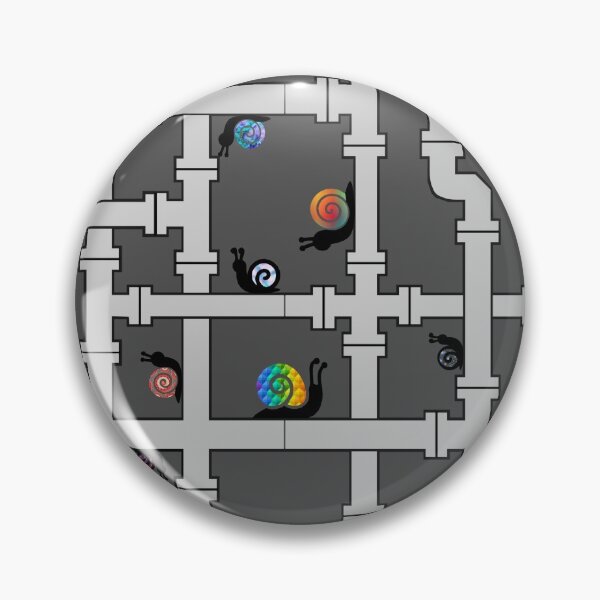 Item preview, Colourful Snails on Pipes designed and sold by WildGeometric.