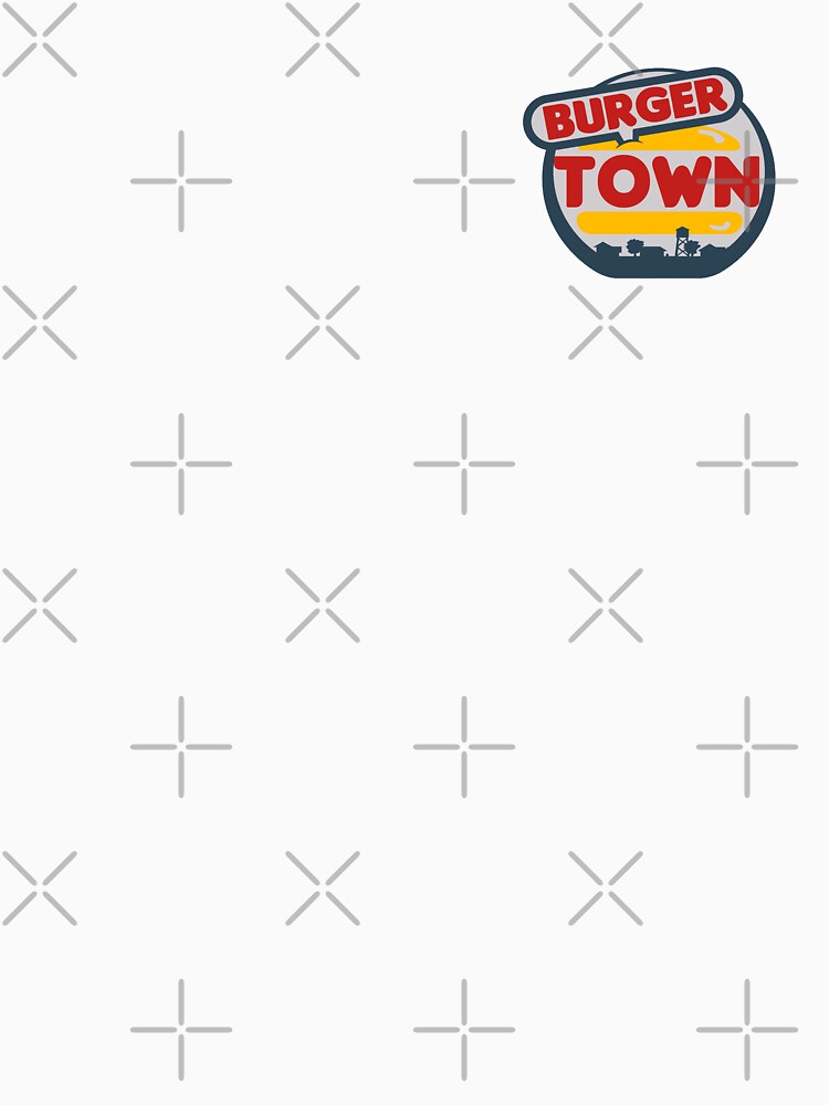 "BURGER TOWN Yellow" Tshirt for Sale by xSMxSerena Redbubble sci t