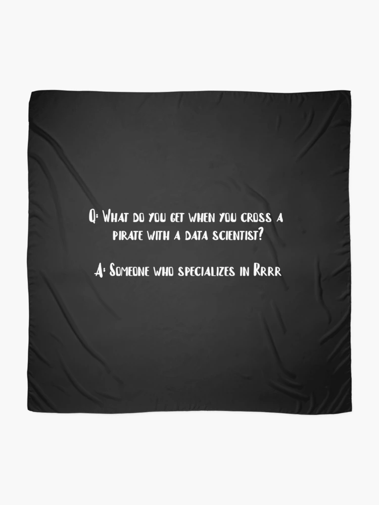Thumbnail 2 of 3, Scarf, Data Scientist Joke R Programmer designed and sold by AmandaDesign.