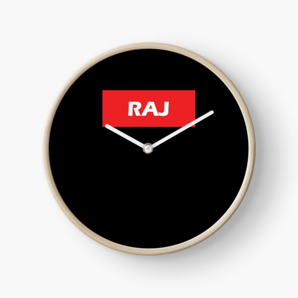 Raj Clocks Redbubble