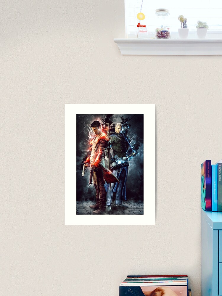 DmC Devil May Cry Twin brothers Framed Art Print for Sale by SyanArt