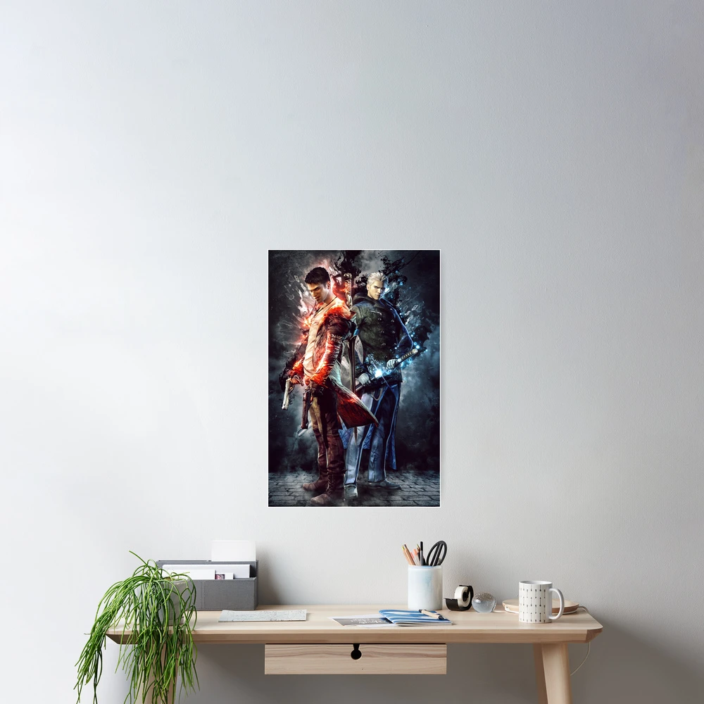 DmC Devil May Cry Twin brothers Framed Art Print for Sale by SyanArt