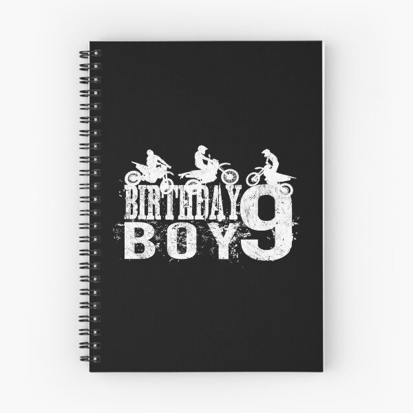 Item preview, Dirt Bike Birthday Boy 9 Years Old 9th B-day Boys Party print designed and sold by Grabitees.