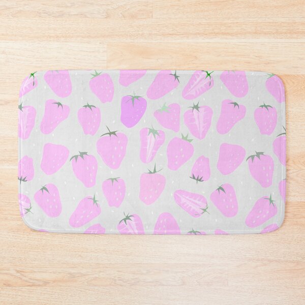 Item preview, Sweet and cute strawberries in pattern designed and sold by Emi Yañez.
