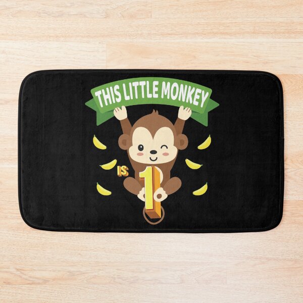 Item preview, This Little Monkey Is 1 Years Old Kid 1st Birthday Monkeys product designed and sold by Grabitees.