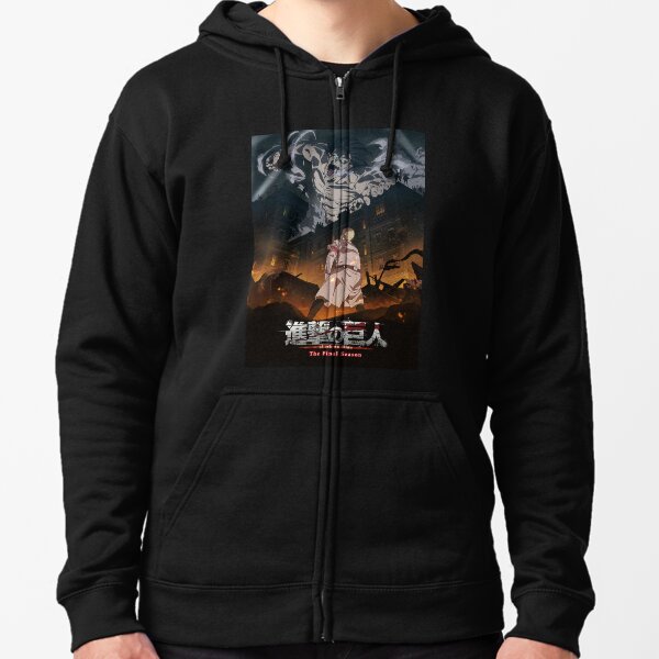 Shingeki Final Season Zipped Hoodie