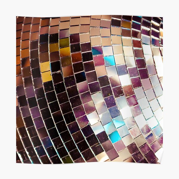 Funky Disco Ball Poster