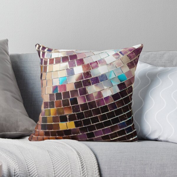 Funky Disco Ball Throw Pillow