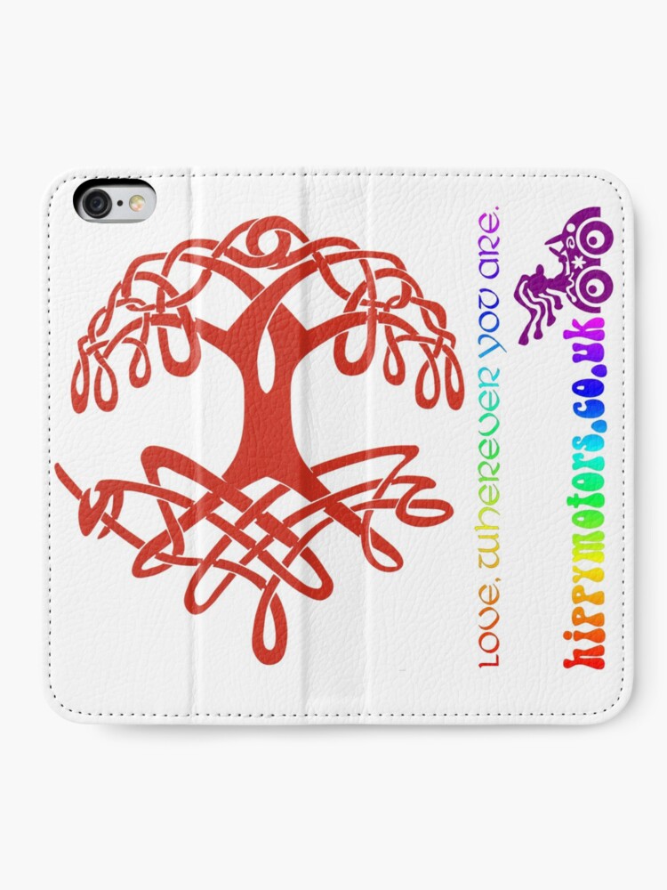 Alternate view of Celtic Tree of Life iPhone Wallet