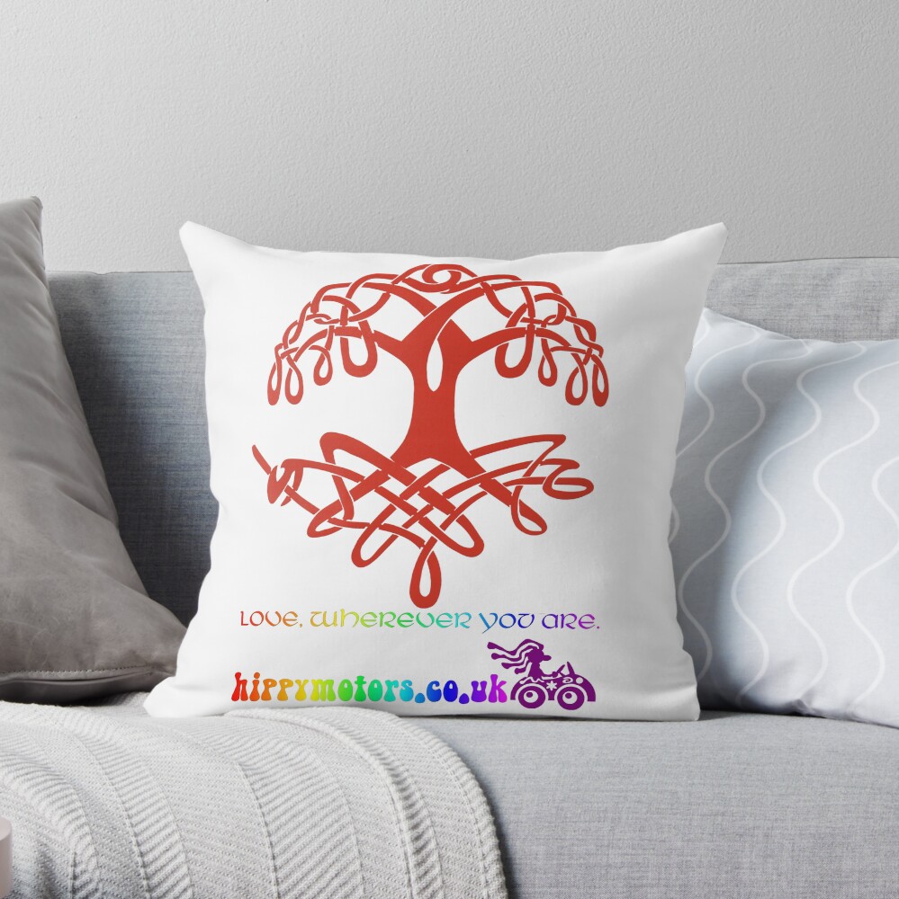 Celtic Tree of Life Throw Pillow