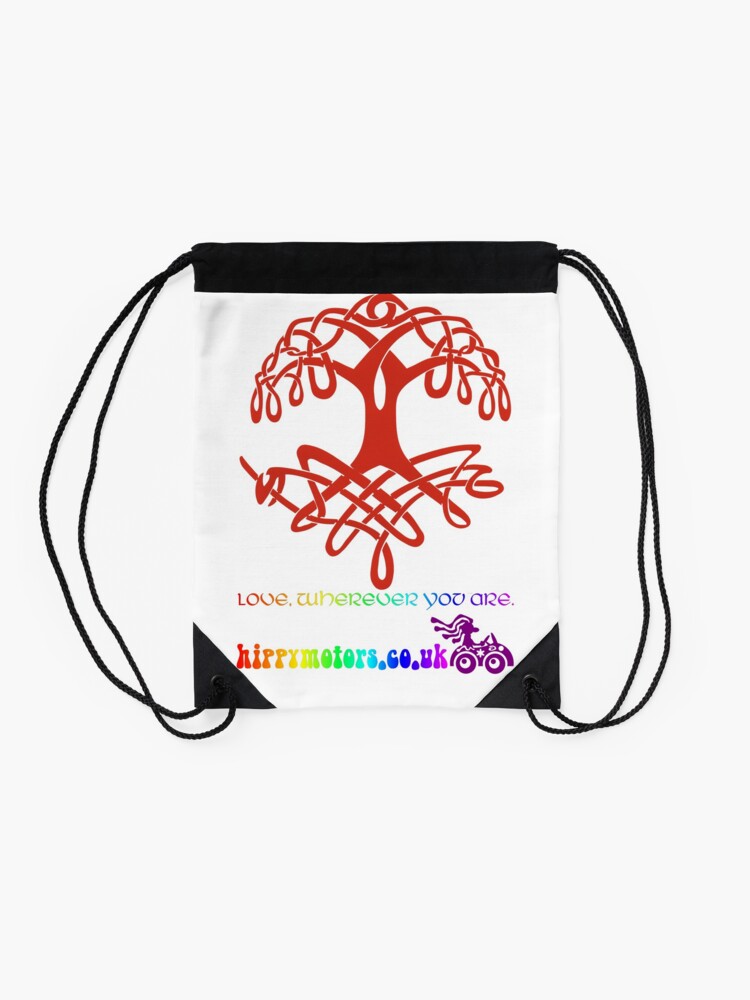 Alternate view of Celtic Tree of Life Drawstring Bag