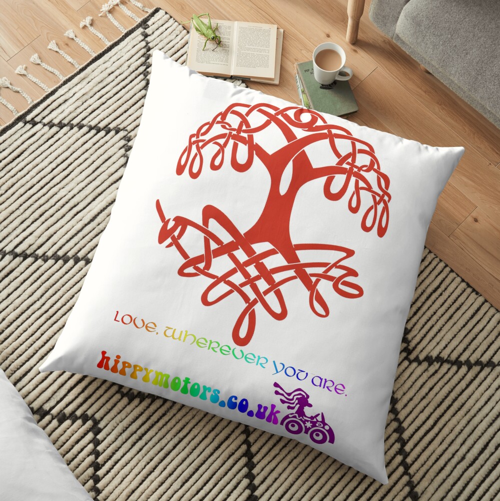 Celtic Tree of Life Floor Pillow