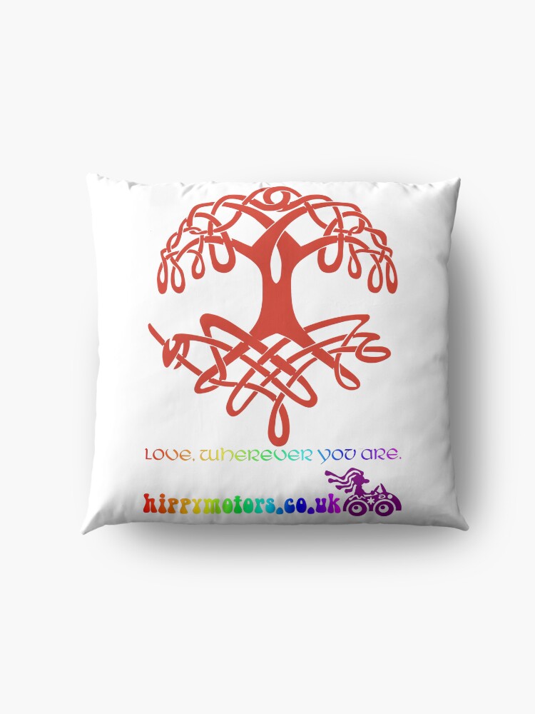 Alternate view of Celtic Tree of Life Floor Pillow