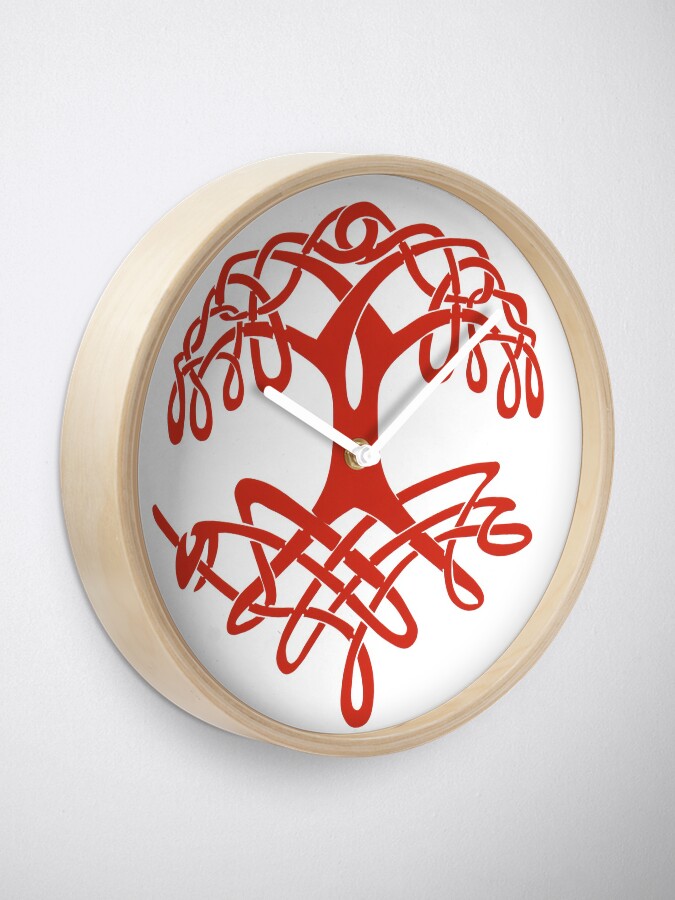 Alternate view of Celtic Tree of Life Clock