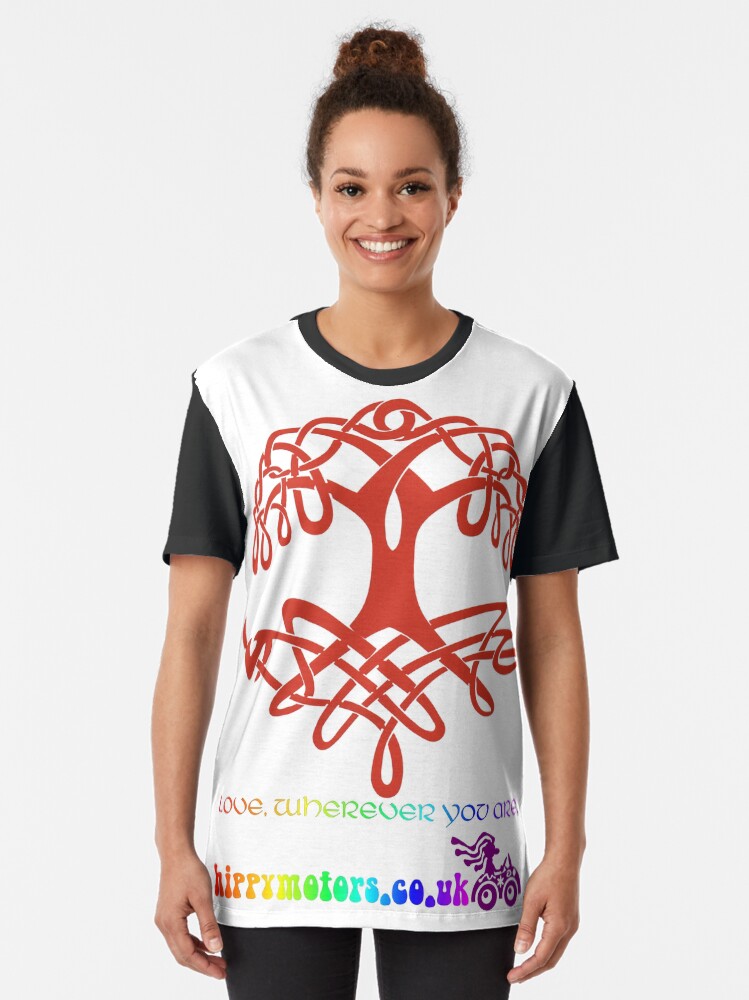 Alternate view of Celtic Tree of Life Graphic T-Shirt
