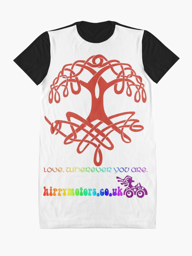 Alternate view of Celtic Tree of Life Graphic T-Shirt Dress