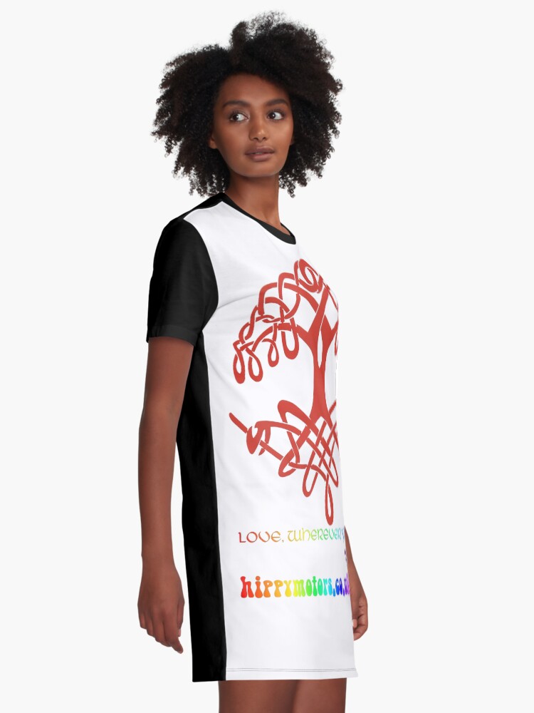 Alternate view of Celtic Tree of Life Graphic T-Shirt Dress