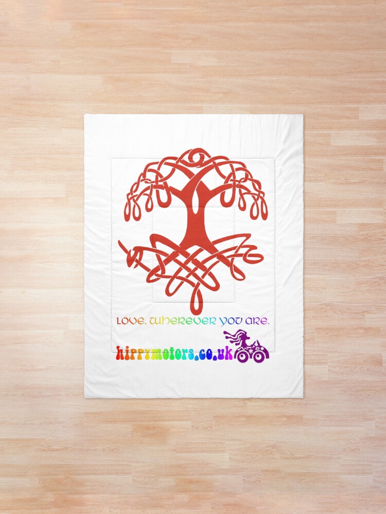 Alternate view of Celtic Tree of Life Comforter