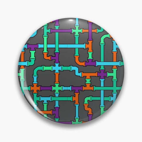 Item preview, Colourful Pipe Pattern designed and sold by WildGeometric.