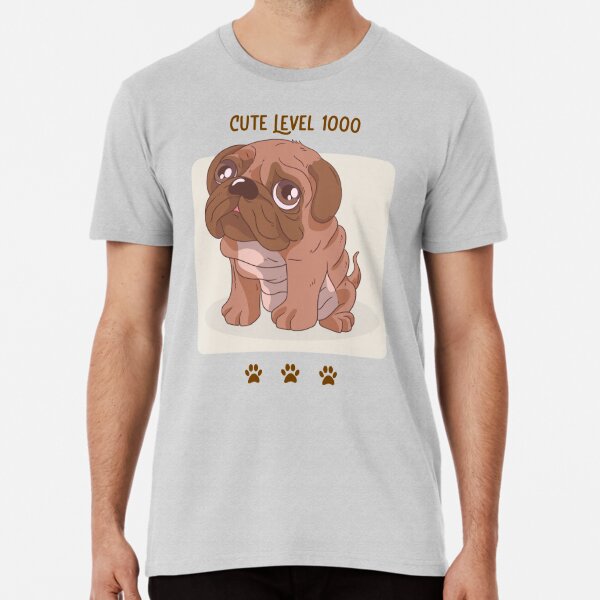 Cute Level 1000 / Cute Pug Puppy / Dog Lover / Dog Person / Pug Lover - Pug  - Posters and Art Prints