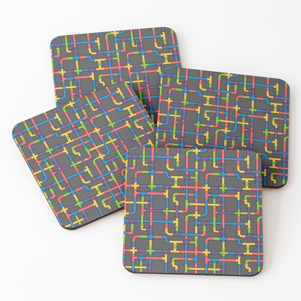 Item preview, Coasters (Set of 4) designed and sold by WildGeometric.
