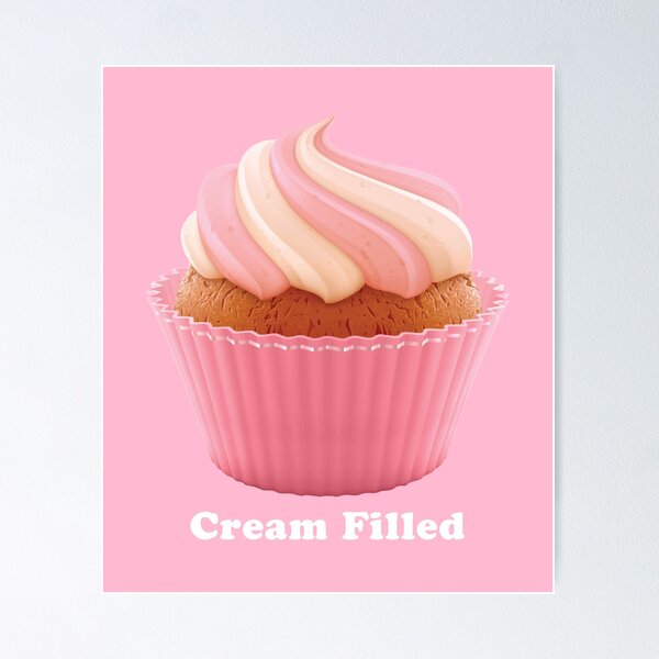  TOOLOUD Cream Filled Pink Cupcake Design Womens Thong