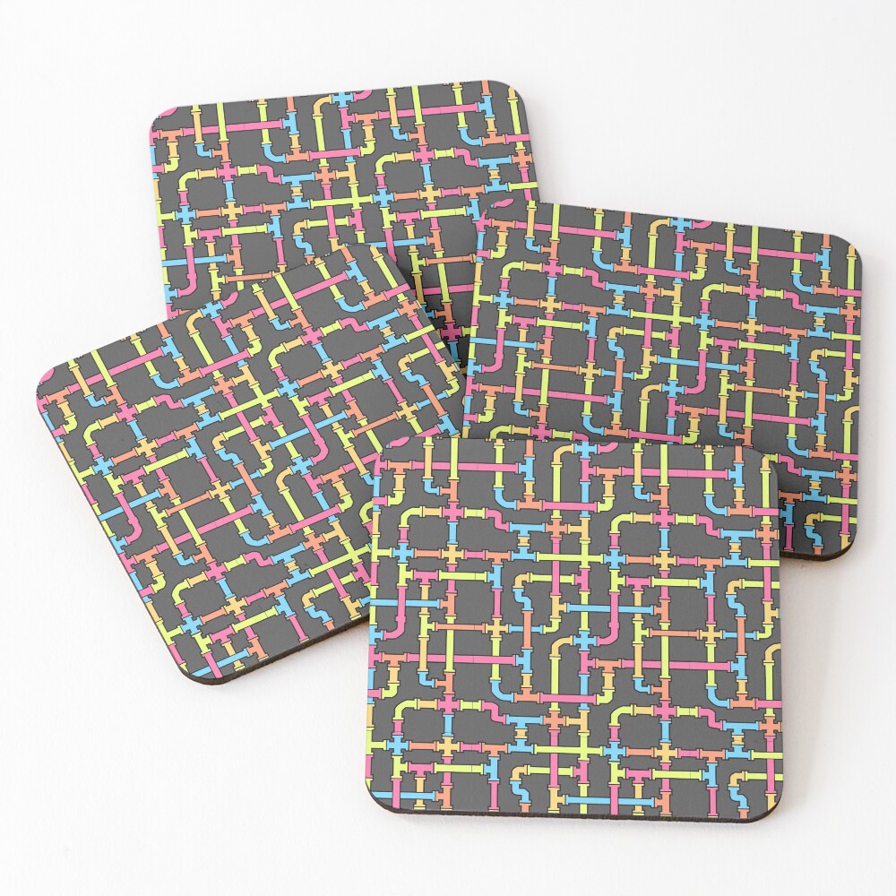 Item preview, Coasters (Set of 4) designed and sold by WildGeometric.