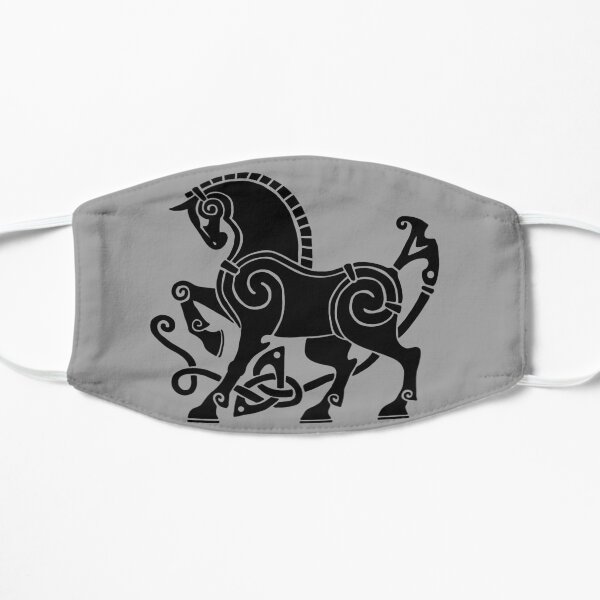 Norse Horse (Dark) Flat Mask