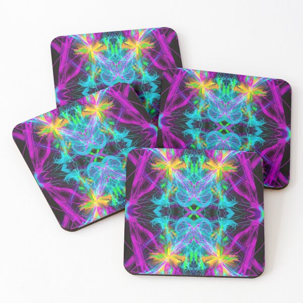 Item preview, Tropical,neon , psychedelic Arte Abstracto, abstract art design designed and sold by Adri Barnard.