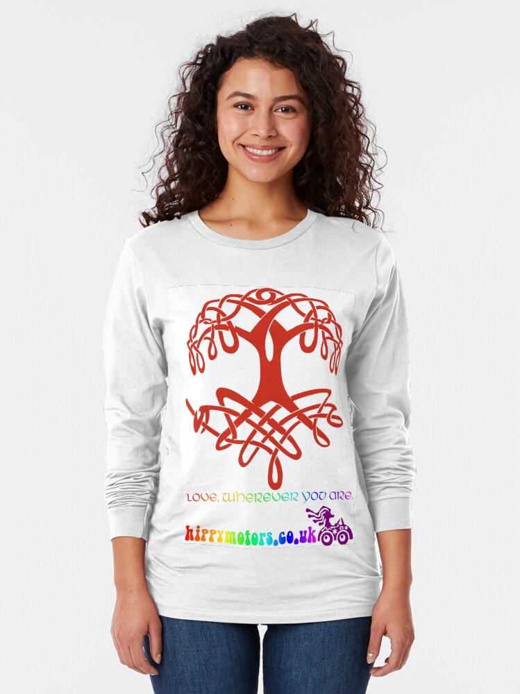 Alternate view of Celtic Tree of Life Long Sleeve T-Shirt